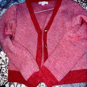 Monteau Cropped Cardigan Sweater